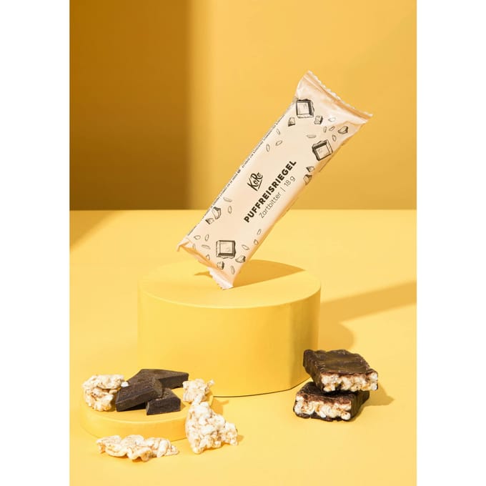 Gepofterijstreep met pure chocolade 18 g