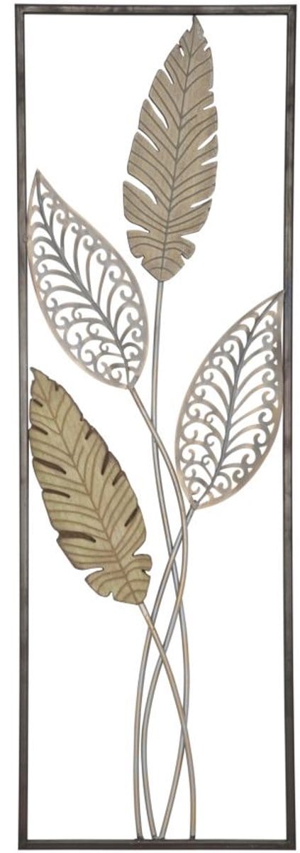 Wanddecoratie Mauro Ferretti E Legno Foglie A