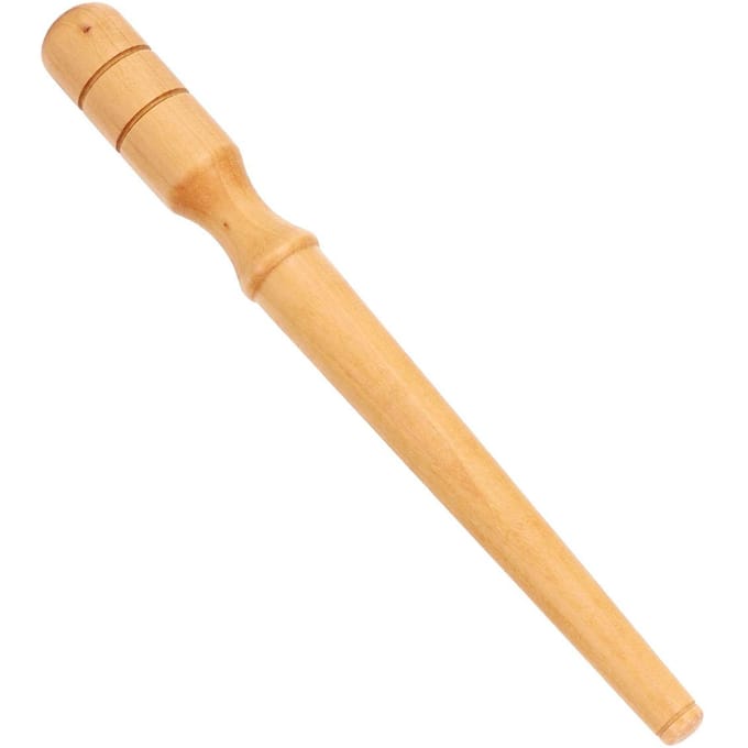 Handmatige Wolwinder 3cm Dikke Houten Windstok Draagbaar Handmatig Mengen Breien Afwerkingstool Groot Formaat beige