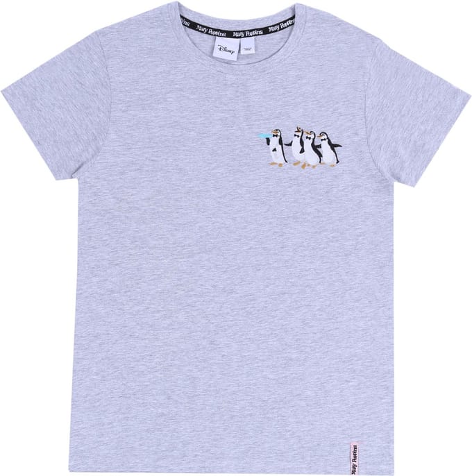 Grijs T-shirt, pinguïns Mary Poppins DISNEY