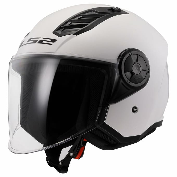 LS2 OF616 Airflow II Solid Gloss Wit 06 Jethelm - Maat XXXL - Helm