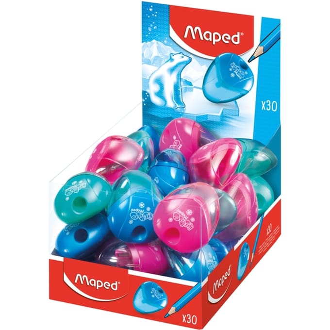 Puntenslijper Maped Igloo 1gaats display á 30 stuks assorti