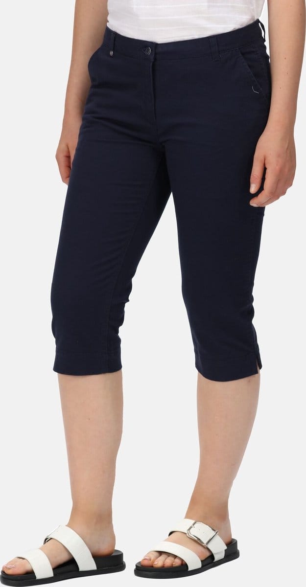 Regatta Dames Mayaan Capri Navy Blauw Maat 42