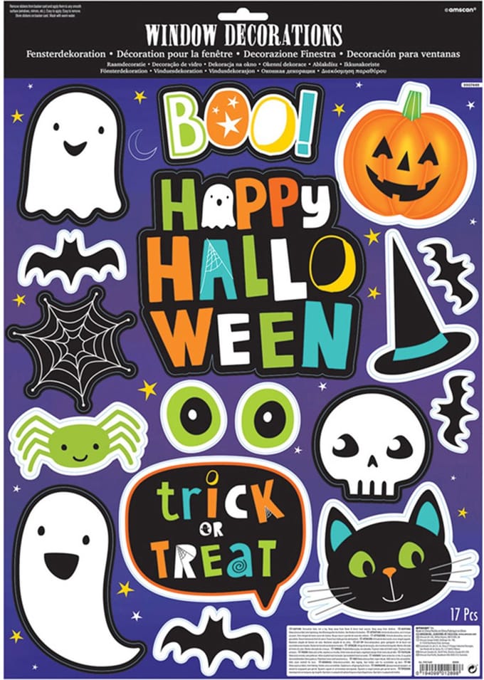 RIETHMULLER - Raamstickers Halloween Vrienden