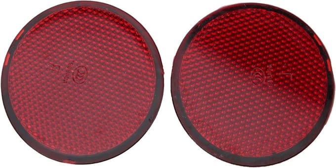 Rode Lens Bumper Reflector Verlichting 2 Stuks - Marker Lens Compatibel Met QASHQAI 2007-2015 .