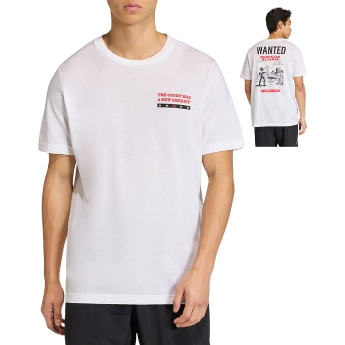 adidas Padel Wanted Graphic T-shirt Heren