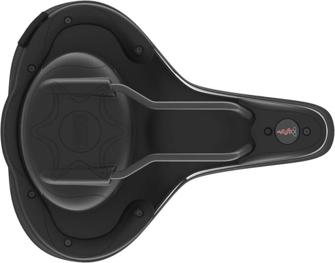 Ergonomisch City & Comfort Fietszadel 18 cm voor Maximale Comfort