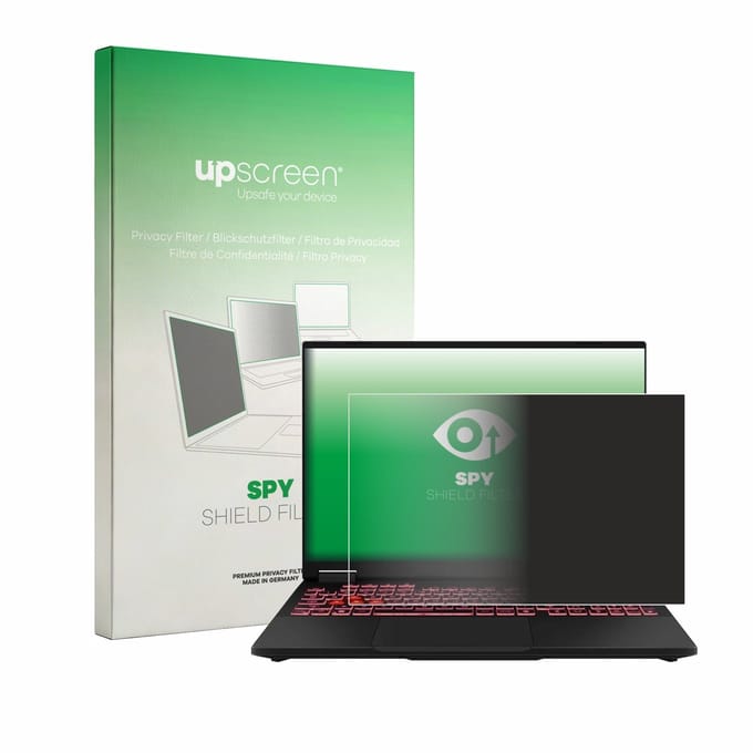 upscreen - privacyscherm voor ASUS TUF Gaming F16 FX608 - privacy filter screenfilter Blauwlichtfilter