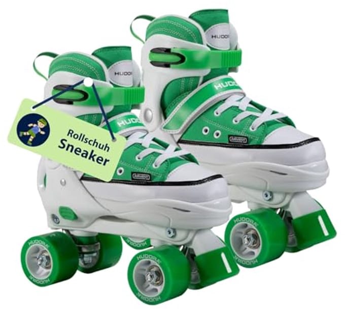 Hudora Roller Skates Sneaker Green Size 36-39