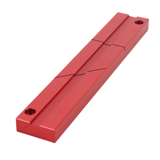 Splicing Block Kit voor 1/4 10 Inch Open Reel Tape Media Aluminiumlegering Splicing Block met Splicing rood