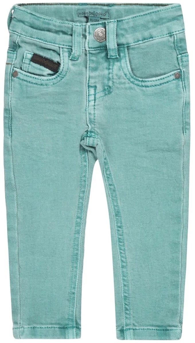 Koko Noko Jeansbroek Teal Green Maat 140
