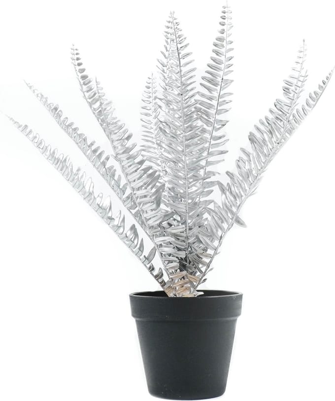 Housevitamin - Kunsttak 'Varen' (Zilver, 45cm)