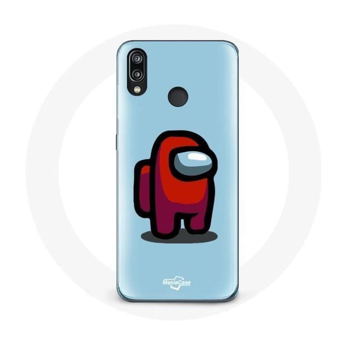 Coque - Huawei - P20 Lite - Souple - Bleu - Motif Among Us bleu