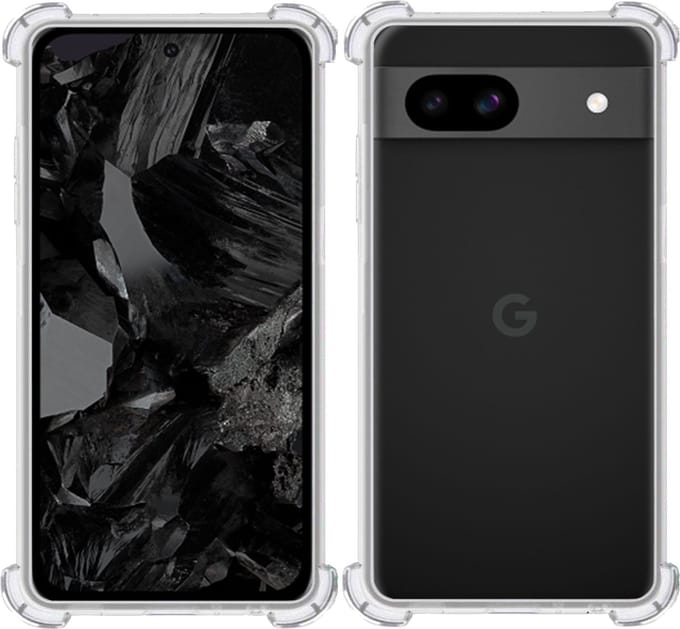 Hoesje geschikt voor Google Pixel 8a – Extreme Shock Case – Case Transparant