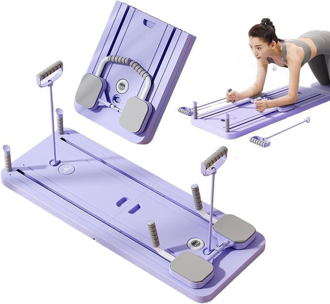 Multifunctioneel Pilates Trainingsboard voor Buik-, Been- en Armtraining