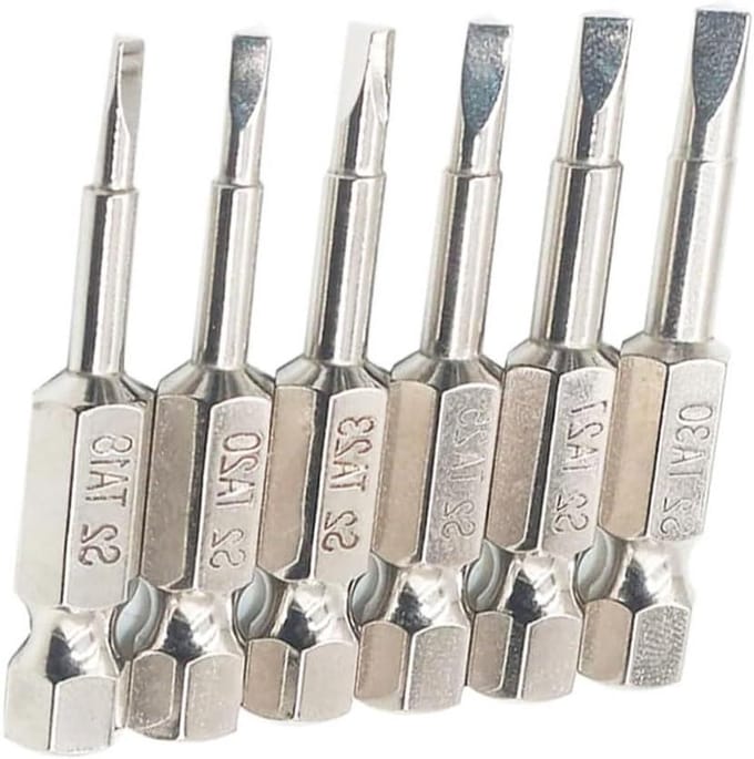 Driehoekig magneetbitset van 6 stukken