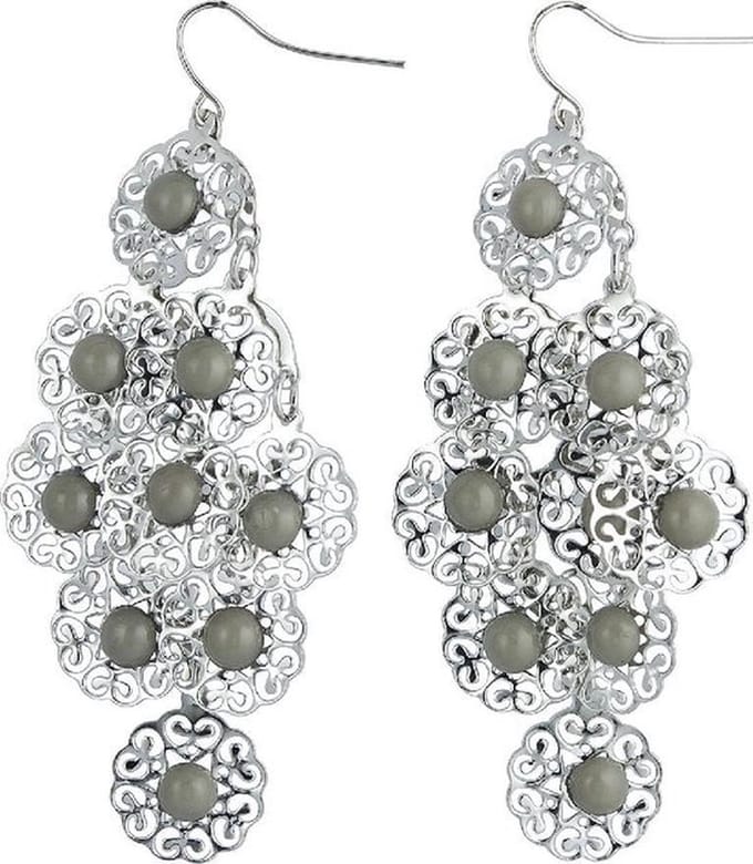 Behave - Oorhangers dames gotisch design - Zilverkleur - Statementlook