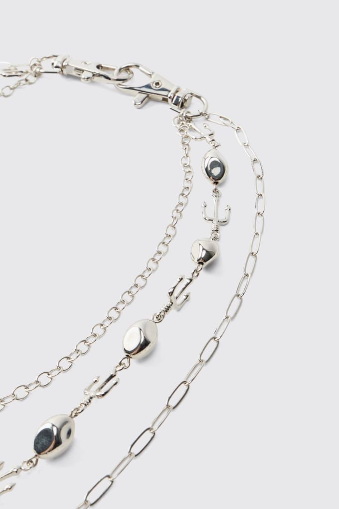 Tribale Jeansketting | Silver