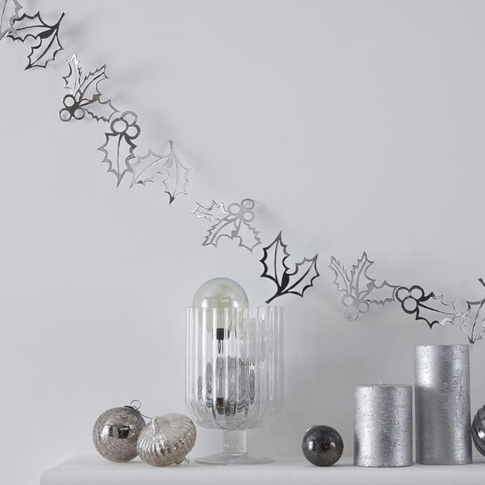Ginger Ray - Silver Glitter – Slinger Hulstblaadjes