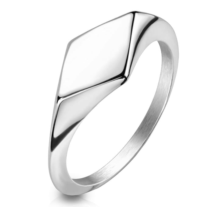 Tetra - Dames Ring - Ring Zilver - Zilveren Ringen - Ring Dames - Ring Zilver Dames - Zilveren Ring