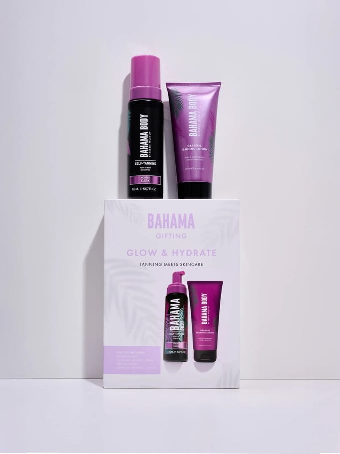Bahama Body | Glow and Hydrate Gift Set - 2 stuks - Selftanning -Vegan