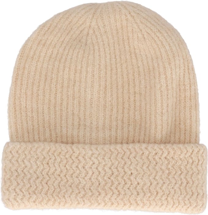 Sarlini - Meisjes - Knit - Muts - Wol - Wit - Melange - 8/12 jaar