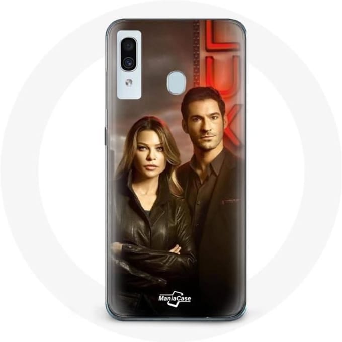 Coque pour samsung galaxy A30 Lucifer Morningstar Série Saison 3