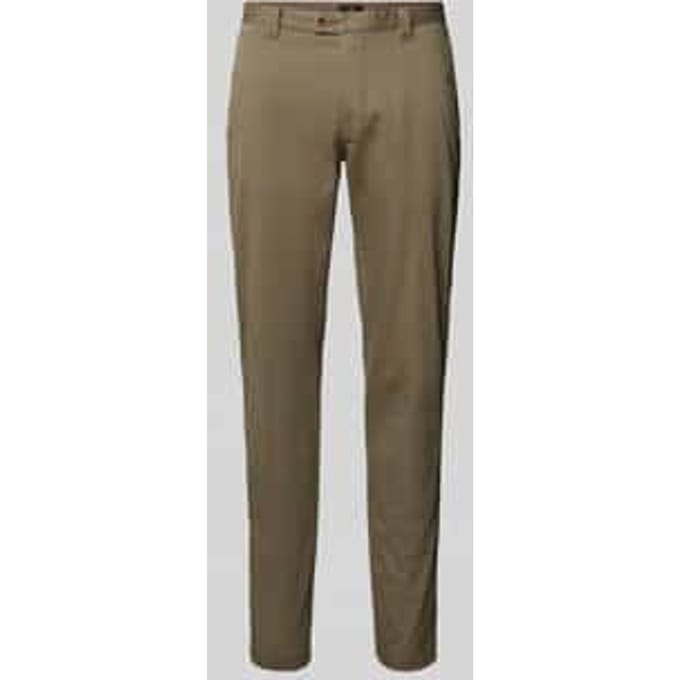 slim fit chino met Franse steekzakken