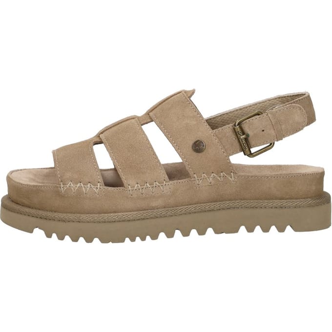 Warmbat Wenlock Suede Dames Sandalen - Stone