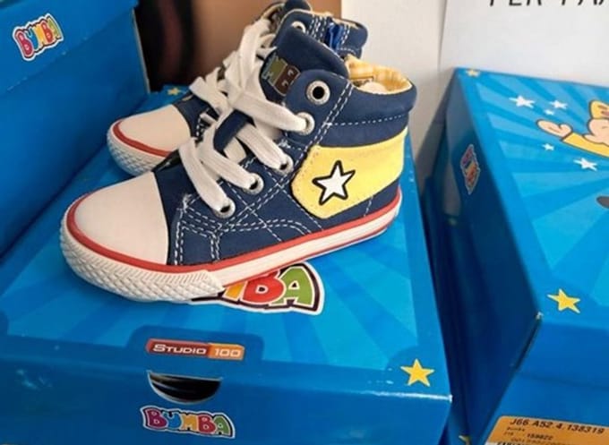 Bumba kinderschoen met rits en veter maat 22
