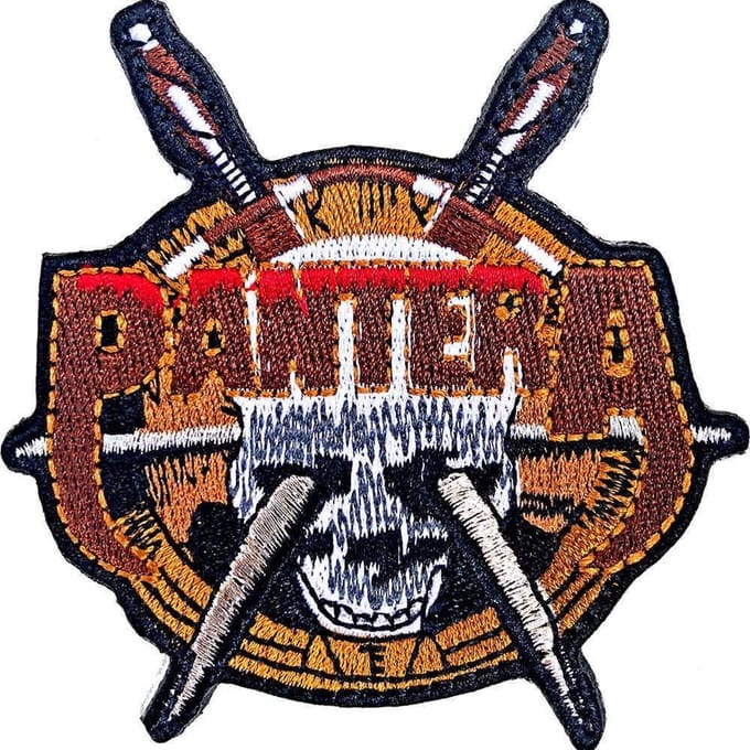 Pantera - Skull Knives Patch - Multicolours