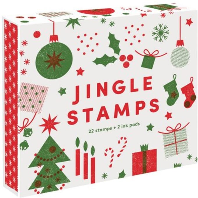 Jingle Stamps: 22 Stamps + 2 Ink Pads - Princeton Architectural Press
