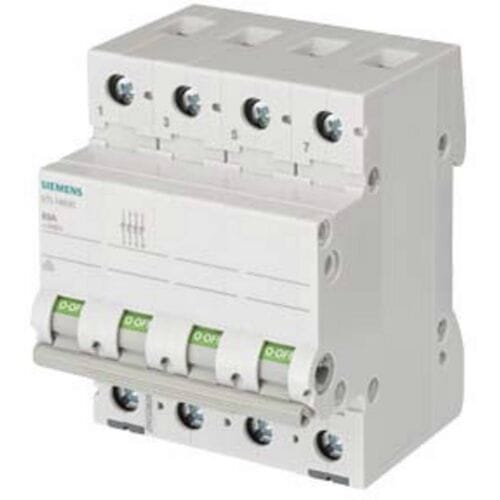 Uitschakelaar Grijs 63 A 4x NO Siemens 5TL14630