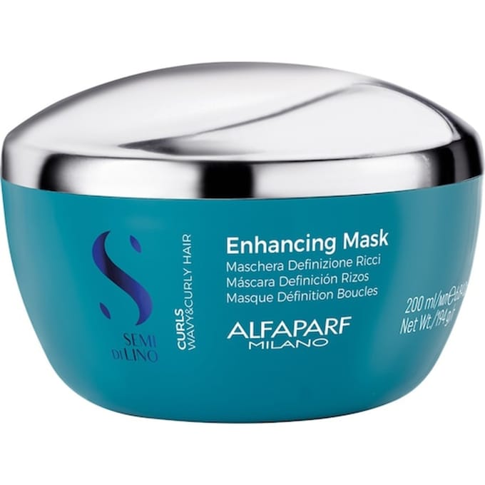 Alfaparf Milano Semi di Lino Curls Enhancing Mask Haarbehandeling krullen Dames 200 ml