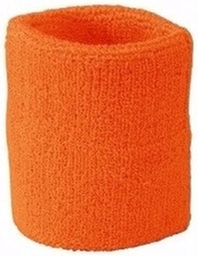 Finnacle - "2-Pack Pols Zweetbandjes \Oranje"