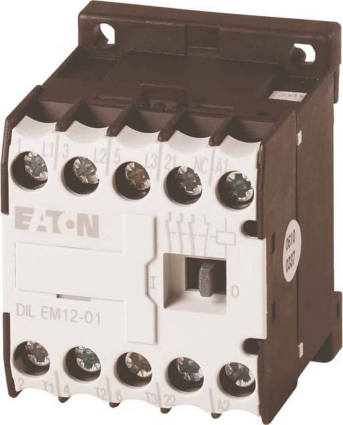 Eaton DILEM12-01-G(24VDC) Vermogensbeveiliging DC-circuit 3x NO 5.5 kW Met hulpcontact Geschikt voor merk (relais): Eaton Piece 1 stuk(s)