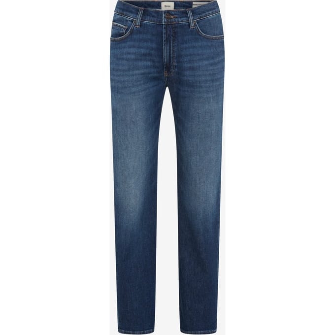 Brax Heren Jeans  Style CLINT BLUE SOIL USED, denim blauw regular, maat 33/30