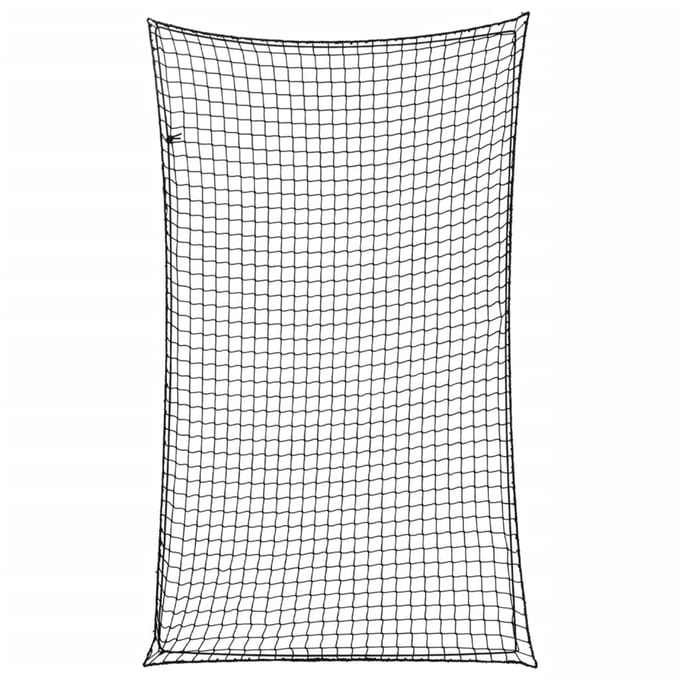 vidaXL - Aanhangwagennet - elastisch - touw - 5x3 - m - polypropeen - zwart
