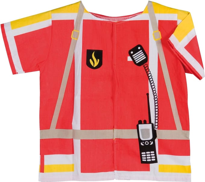 Verkleedkleding 2,5-6 jaar Brandweer exclusief helm - Educo