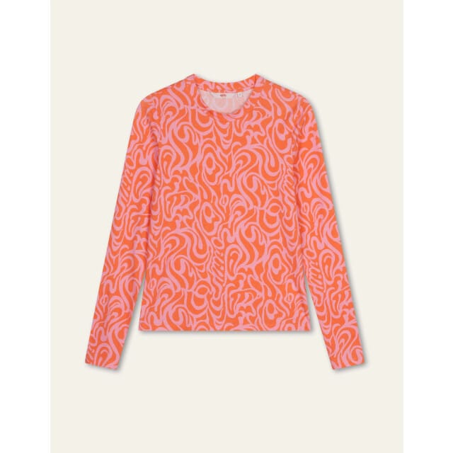 Oilily Tizza Print T-Shirt- maatM Prism Roze