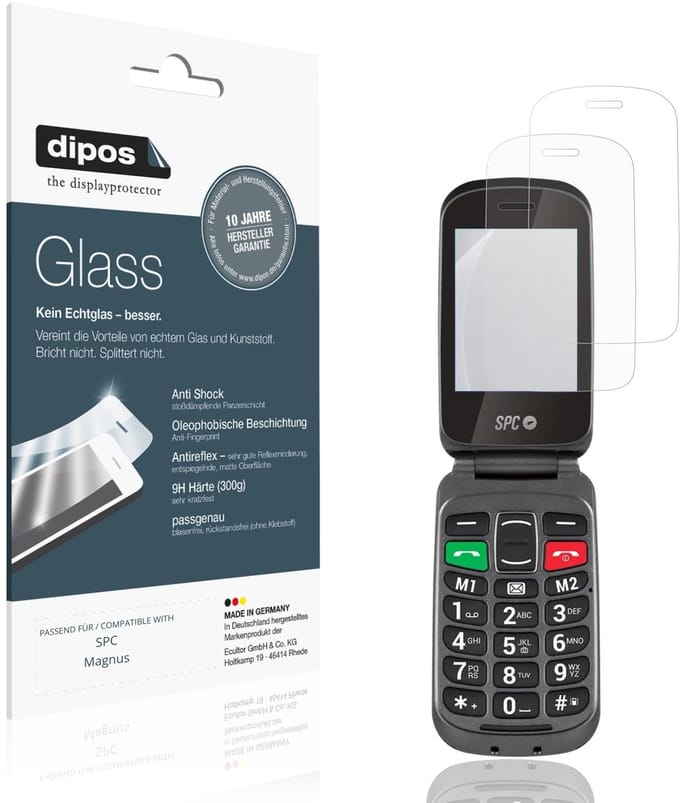dipos – 2x Matte Pantserfolie geschikt voor SPC Magnus | 9H Screenprotector
