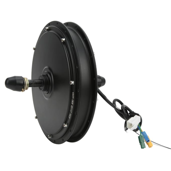 Fiets Achterwielmotor 48V 1000W Achteraandrijving DC Naafmotor voor DIY Modificatie Elektrische Fietsen black