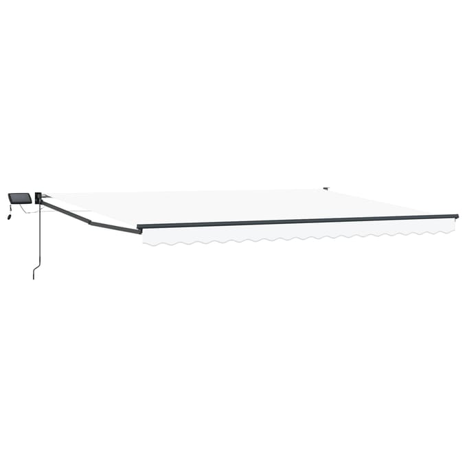vidaXL - Handmatige - zonnetent - met - zonne-energie - ledverlichting - 4 - x - 3 - m
