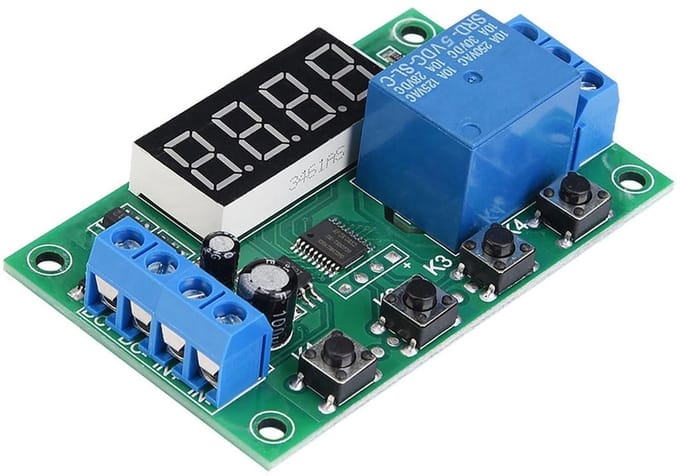 Dailygoody - Timing Module - LED Display - Instelbare Automatisering - 5V - Timer Relay - Precisie in automatisering - Geschikt voor diverse toepassin