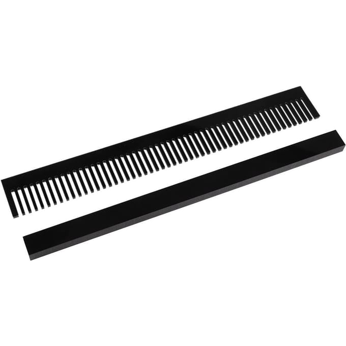 320mm Lengte Zwart Aquarium Vissenkom Overloopkam Verwijderbaar Marine Sump black