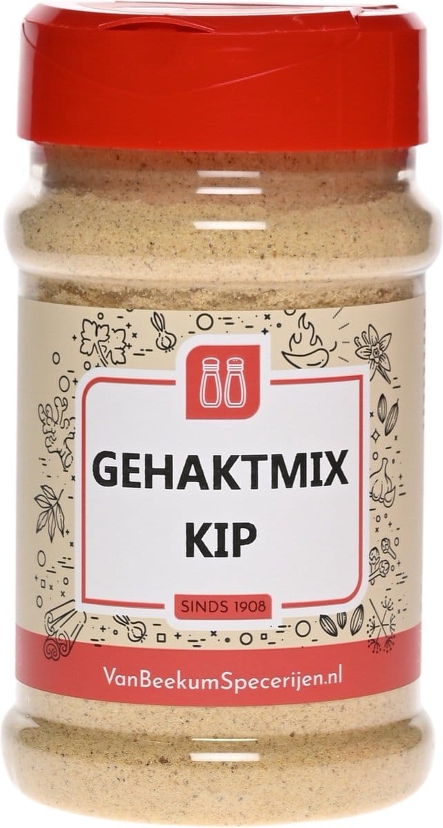 Van Beekum Specerijen - Gehaktmix Kip - Strooibus 160 Gram