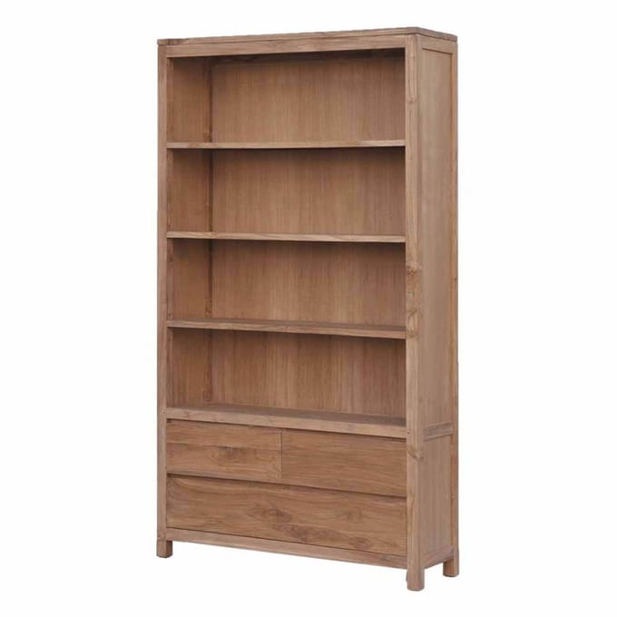 Tower Living - Corona boekenkast - 120 cm - bruin