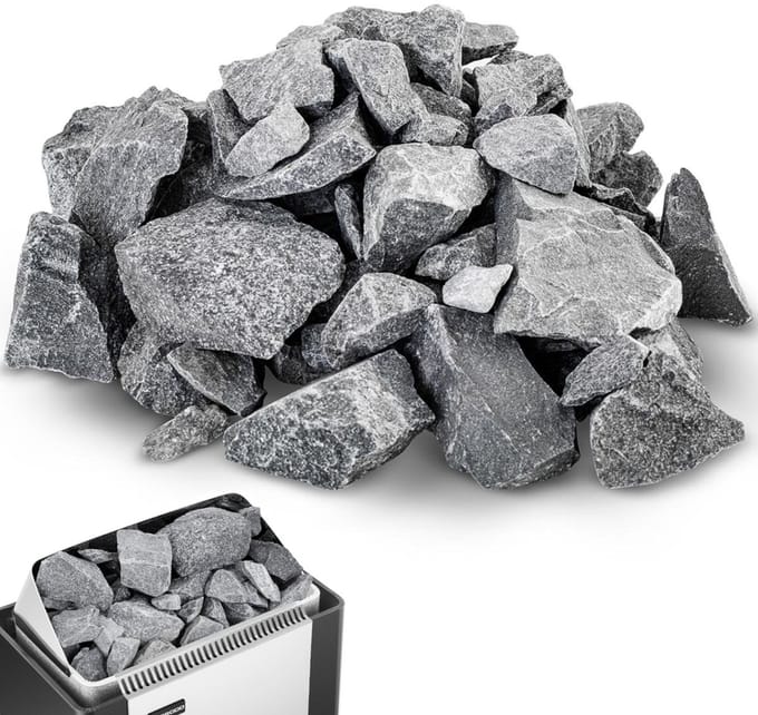 Saunastenen - 13 - 18 cm - 20 kg - Uniprodo