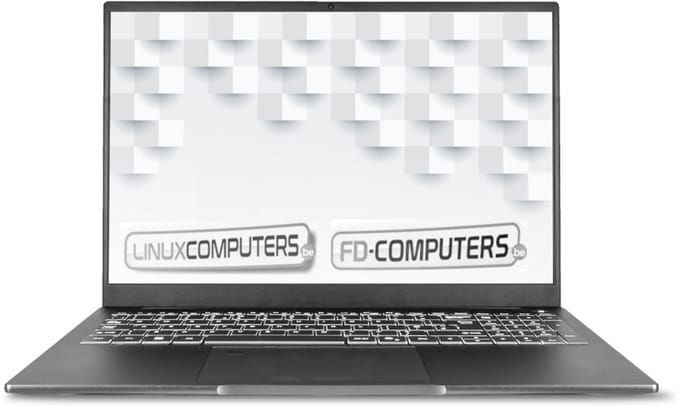 Linux laptop 16" | Intel Ultra 7 155U | 16GB ram | 512 GB SSD | Linux naar keuze, Ubuntu, Linux Mint, Debian, QWERTY