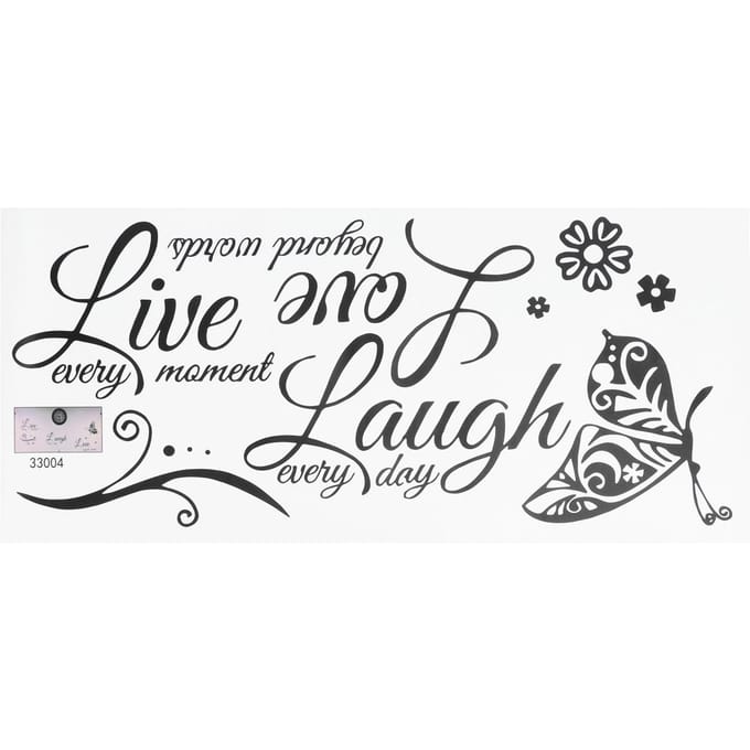 PVC Originality Wall Sticker SelfAdhesive Wall Decal Art Sticker for Home Living Room black